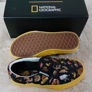 Vans x National Geographic Photo Ark Classic Slip-On Youth Multiple Sizes